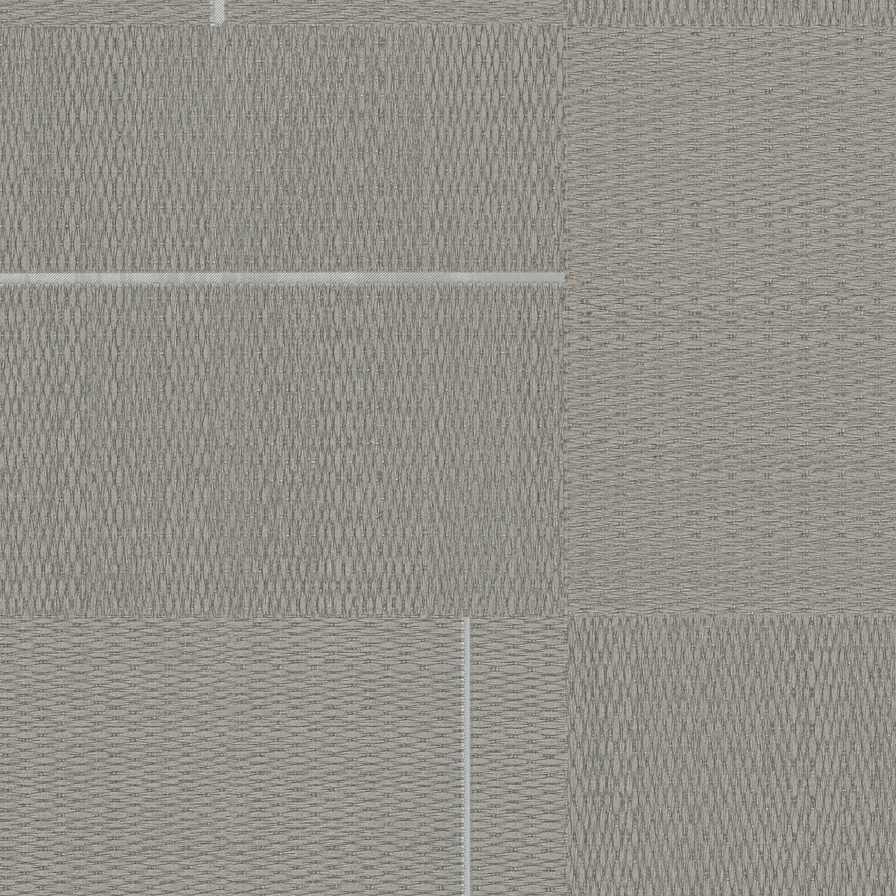 Beige taupe wallpaper with a geometric block-weave texture.