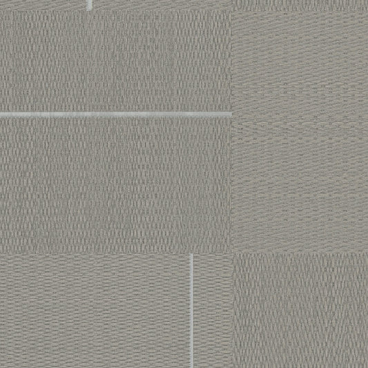 York Wallcoverings Signature Textures Resource Library Geo Block Weave Taupe Wallpaper Modern Geometrics Beiges   - SI24903