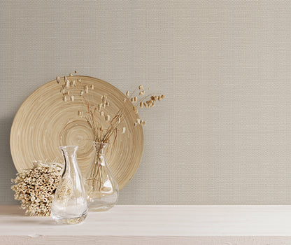 York Wallcoverings Signature Textures Resource Library Bali Basketweave Beige Wallpaper Modern Weaves Beiges   - SI24920