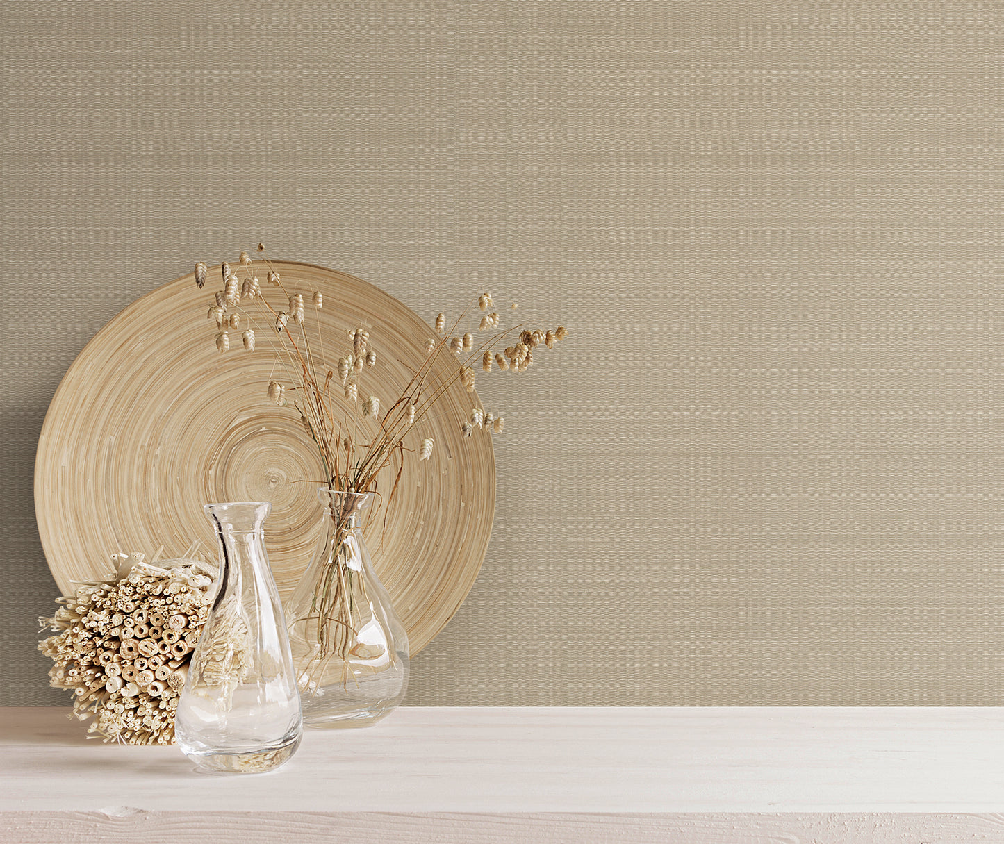 York Wallcoverings Signature Textures Resource Library Bali Basketweave Straw Wallpaper Modern Weaves Browns   - SI24921