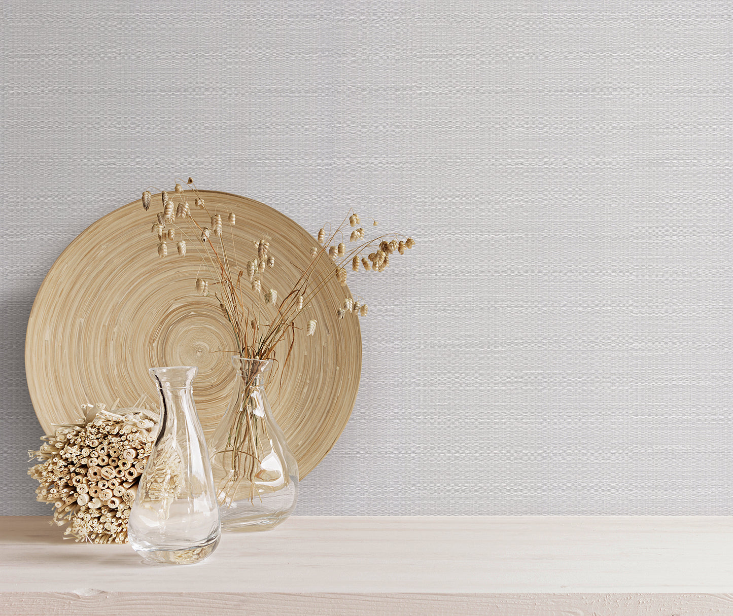 York Wallcoverings Signature Textures Resource Library Bali Basketweave Warm Grey Wallpaper Modern Weaves Greys   - SI24923