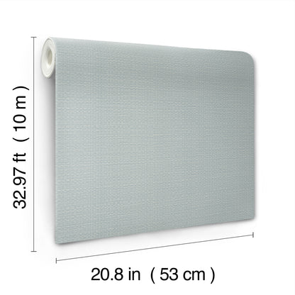 York Wallcoverings Signature Textures Resource Library Bali Basketweave Smoke Blue Wallpaper Modern Weaves Blues   - SI24925