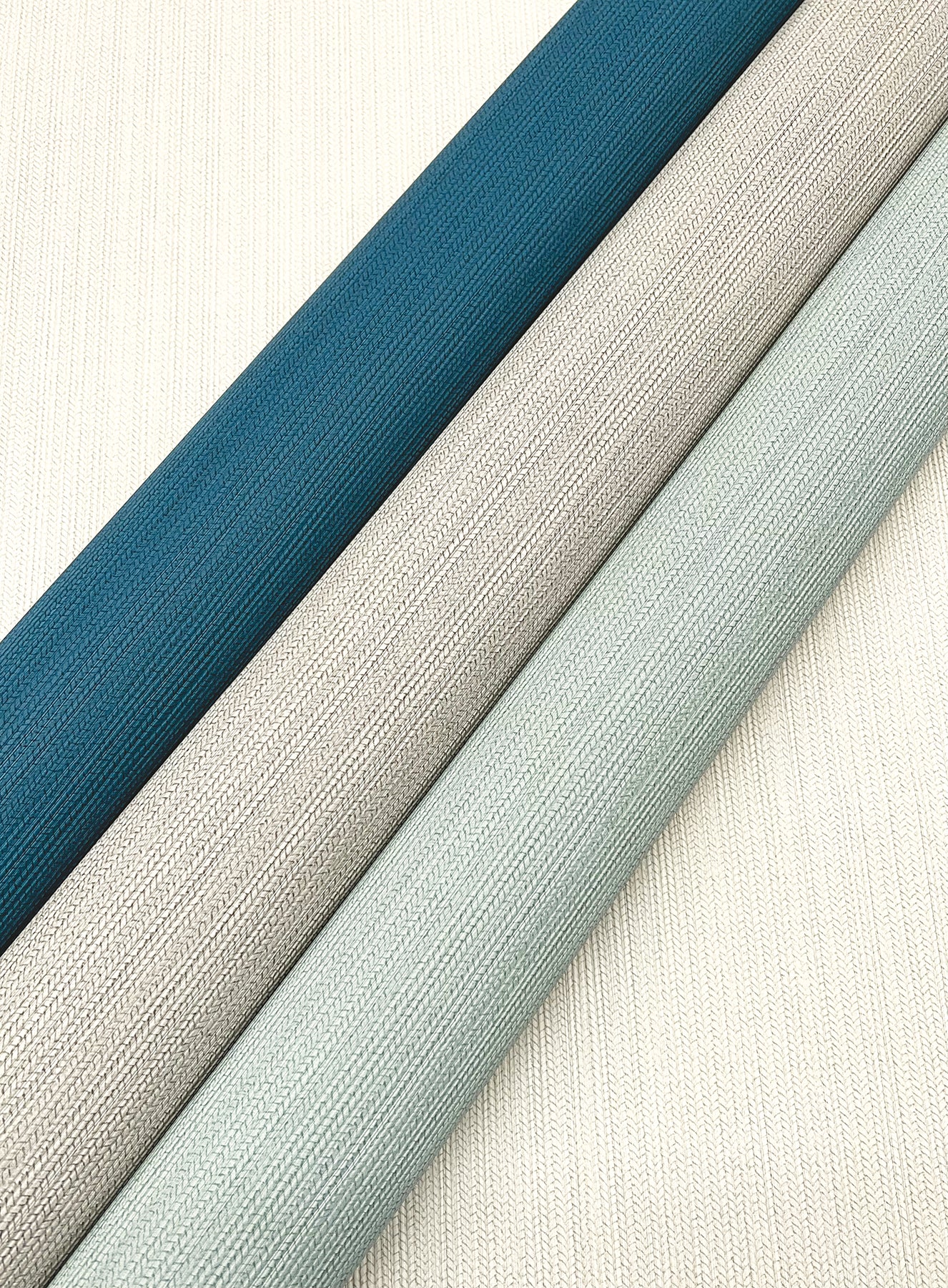 York Wallcoverings Signature Textures Resource Library Dutch Braid Cream Wallpaper Transitional Textures Whites and Off-Whites   - SI24930