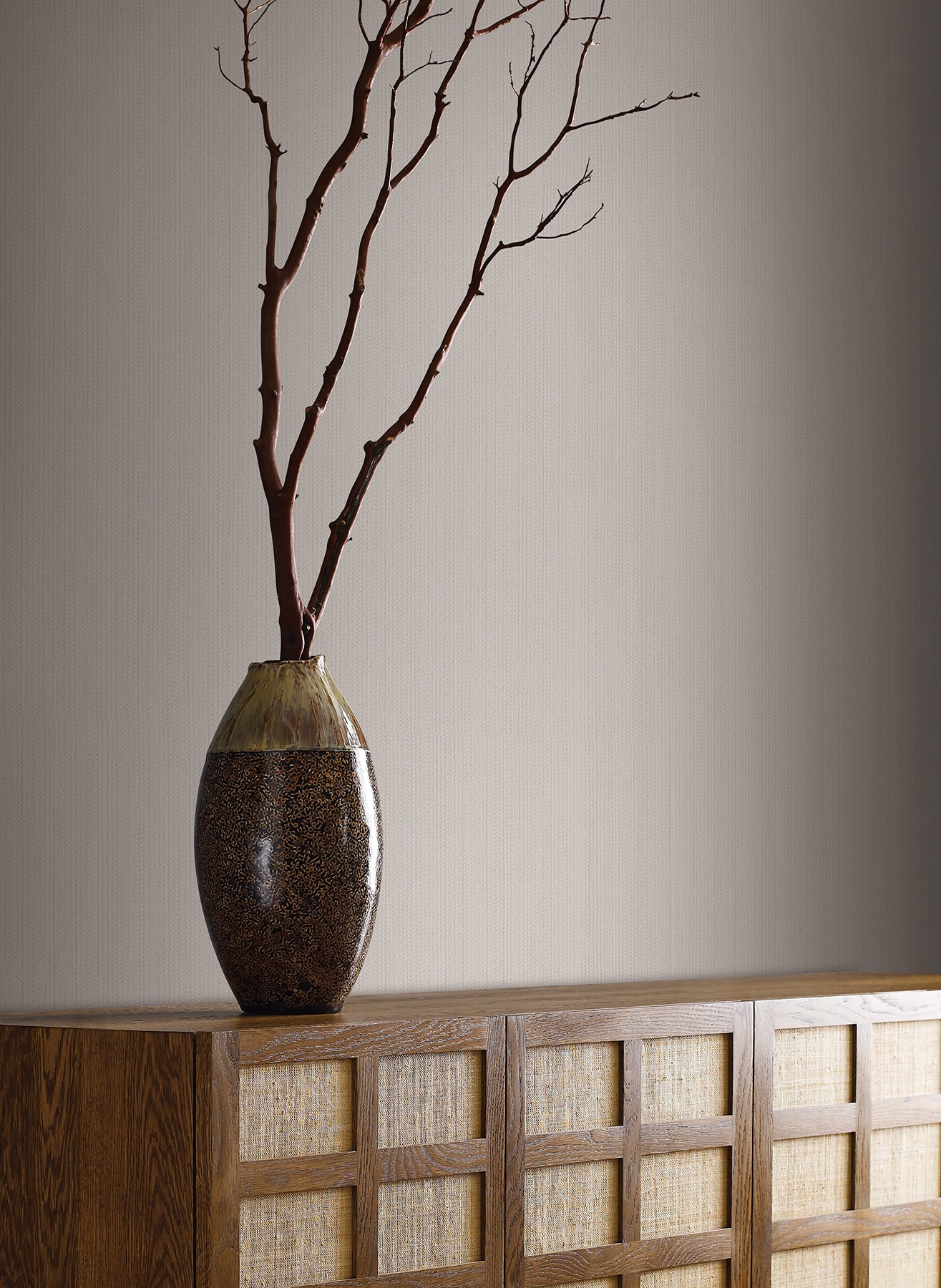 York Wallcoverings Signature Textures Resource Library Dutch Braid Cream Wallpaper Transitional Textures Whites and Off-Whites   - SI24930