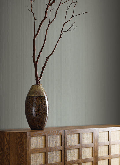 York Wallcoverings Signature Textures Resource Library Dutch Braid Sage Wallpaper Transitional Textures Blues   - SI24932