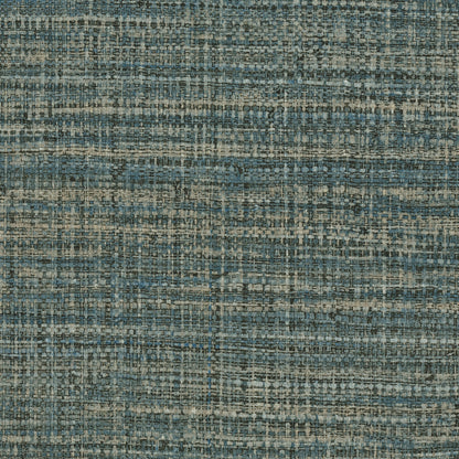 York Wallcoverings Signature Textures Resource Library Scotland Tweed Ocean Wallpaper Traditional Textures Blues   - SI24973