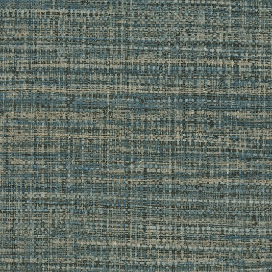 York Wallcoverings Signature Textures Resource Library Scotland Tweed Ocean Wallpaper Traditional Textures Blues   - SI24973