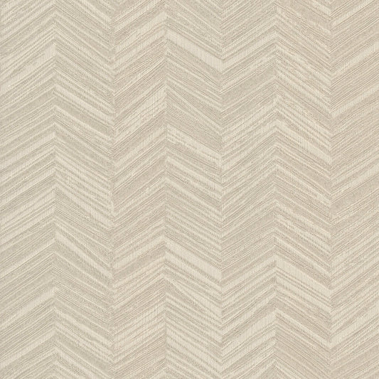 York Wallcoverings Signature Textures Resource Library Raised Chevron Beige Wallpaper Modern Chevron and Houndstooth Beiges   - SI25361