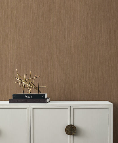 York Wallcoverings Signature Textures Resource Library Paloma Texture Paprika Wallpaper Transitional Textures Oranges   - SI25393
