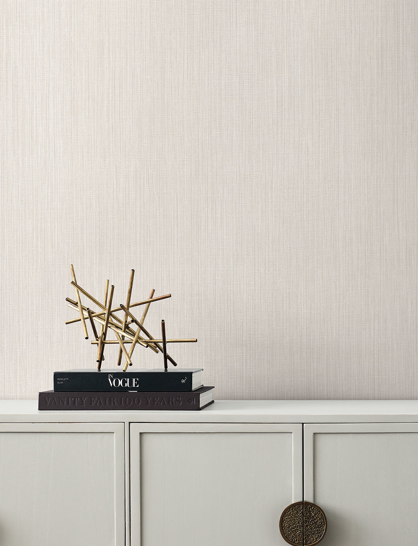 York Wallcoverings Signature Textures 3 Paloma Texture Linen Wallpaper Transitional Textures Beiges   - SI25394