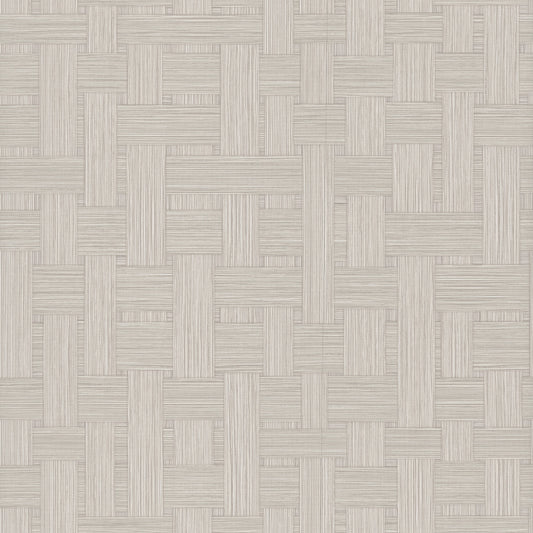 York Wallcoverings York Wallcoverings Basketry Dove Grey Wallpaper Weaves Modern Dove Grey  Wallpaper - SI25723