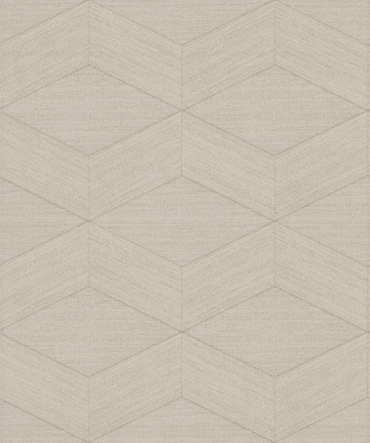 York Wallcoverings York Wallcoverings Huntsman Sand Wallpaper Geometrics Transitional Sand  Wallpaper - SI25835
