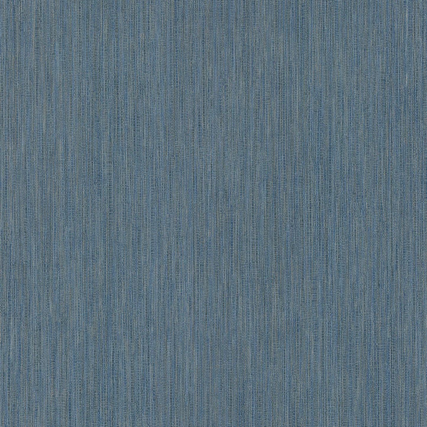 Cobalt blue wallpaper with a subtle faux grasscloth texture.