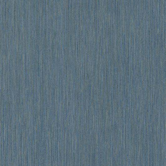York Wallcoverings York Wallcoverings Washed Ramie Cobalt Wallpaper Faux Grasscloth Lodge Cobalt  Wallpaper - SI25856