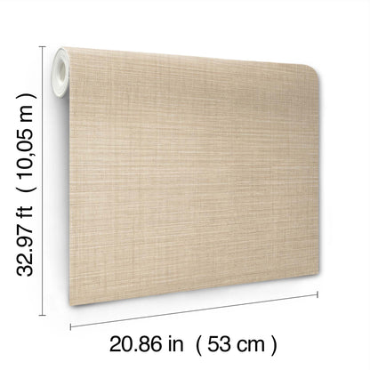 York Wallcoverings York Wallcoverings Lotus Silk Wheat Wallpaper Weaves Traditional Wheat  Wallpaper - SI25872