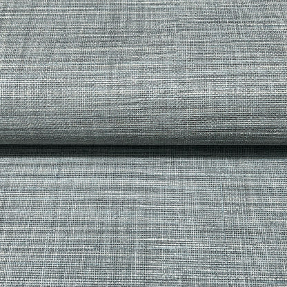 York Wallcoverings York Wallcoverings Lotus Silk Steel Blue Wallpaper Weaves Traditional Steel Blue  Wallpaper - SI25873