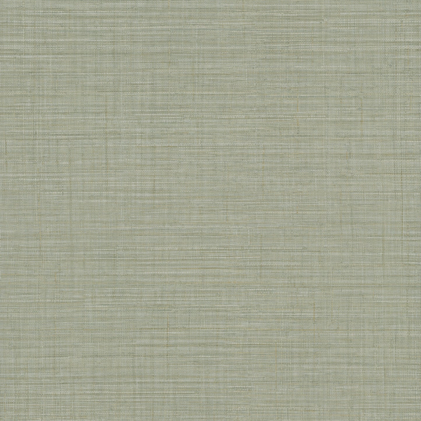 Sage-green sea-foam wallpaper swatch with a subtle crosshatch woven texture.