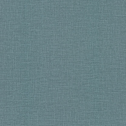 Blue-gray textured wallpaper swatch with crosshatch weave.