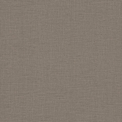 Close-up of taupe linen-like fabric with a rough weave texture, warm neutral upholstery material.