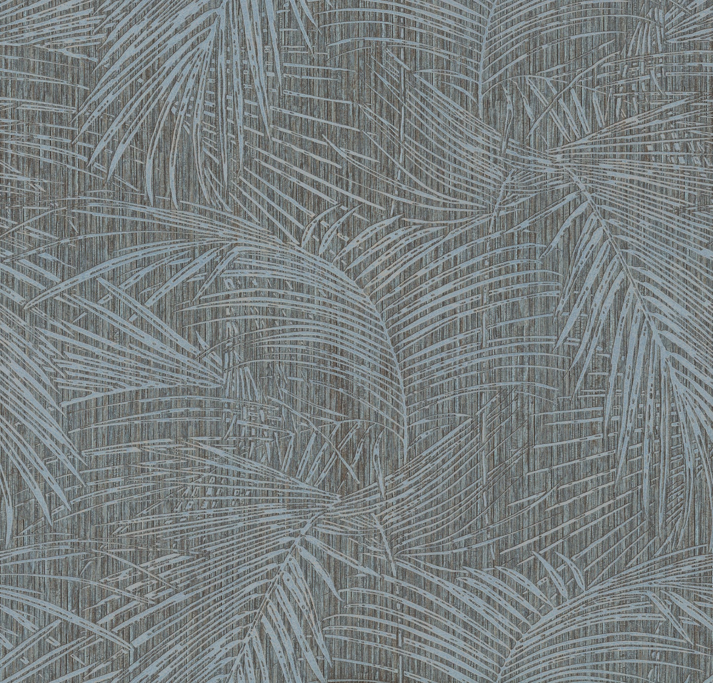 York Wallcoverings York Wallcoverings Della Palm Blue Multi Wallpaper Bohemian Tropical Blue Multi  Wallpaper - SI50610