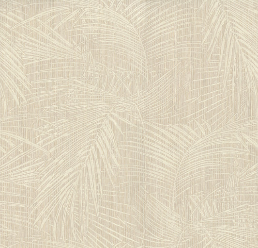 York Wallcoverings York Wallcoverings Della Palm Shell Wallpaper Bohemian Tropical Shell  Wallpaper - SI50611