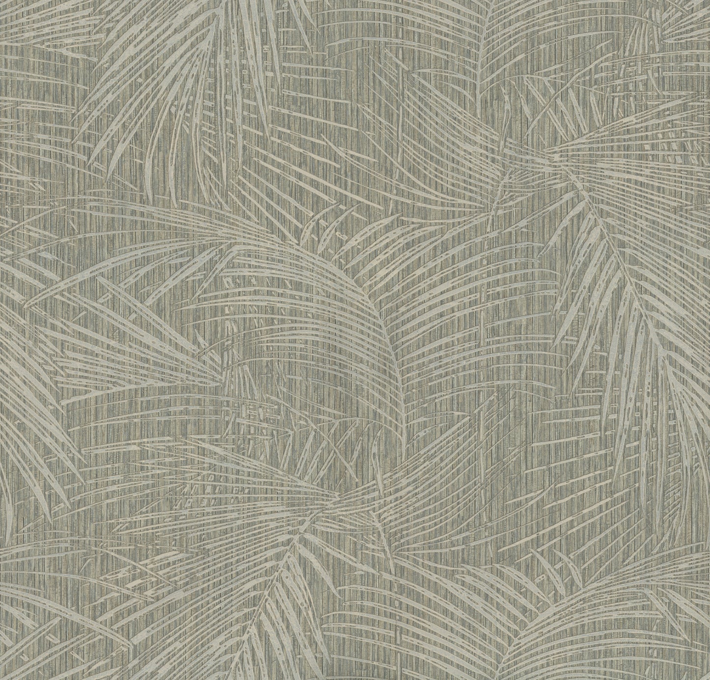 York Wallcoverings York Wallcoverings Della Palm Dark Taupe Wallpaper Bohemian Tropical Dark Taupe  Wallpaper - SI50612