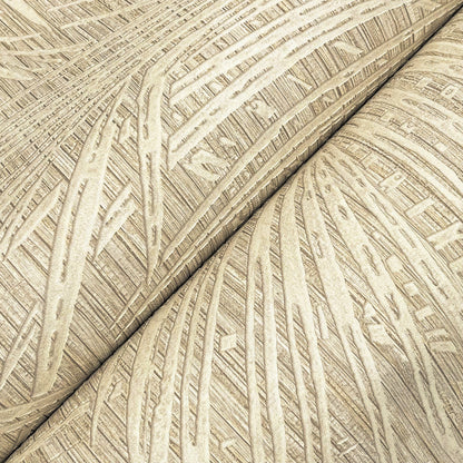 York Wallcoverings York Wallcoverings Della Palm Wheat Wallpaper Bohemian Tropical Wheat  Wallpaper - SI50614