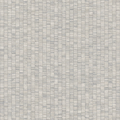 York Wallcoverings Montecito Lemuria Mist Wallpaper Transitional Stripes Greys   - SI6570