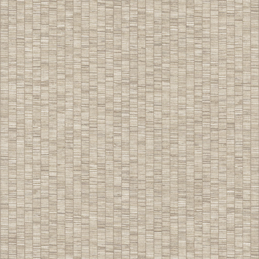 York Wallcoverings Montecito Lemuria Beige Wallpaper Transitional Stripes Beiges   - SI6571