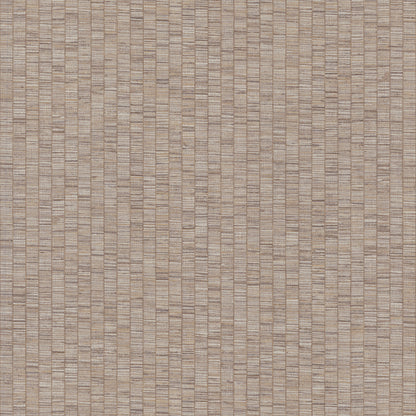 Beige taupe wallpaper with a subtle square grid texture.