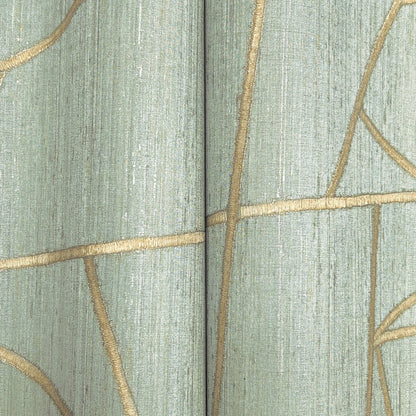 York Wallcoverings York Wallcoverings Lisle Lake Wallpaper Geometrics Glam Lake  Wallpaper - SI6821