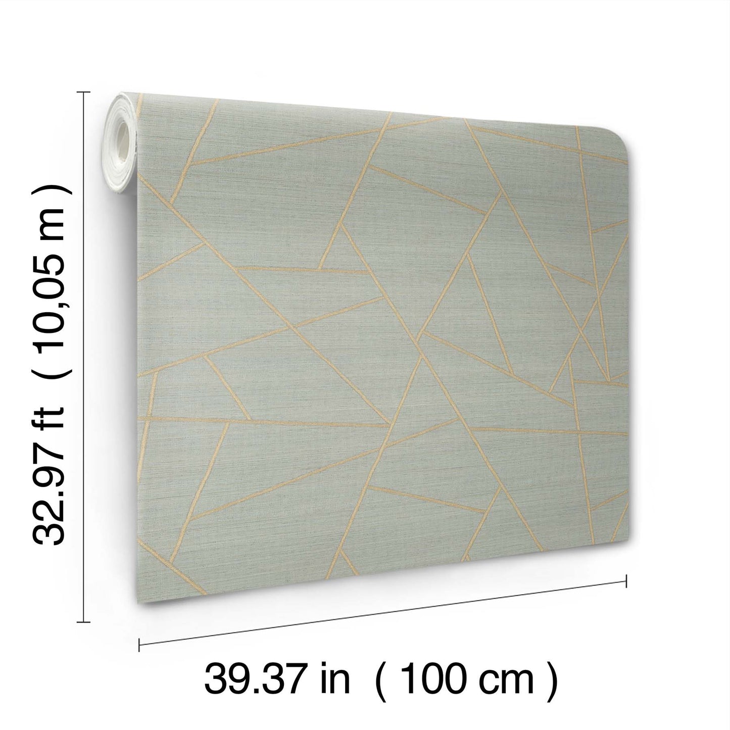 York Wallcoverings York Wallcoverings Lisle Lake Wallpaper Geometrics Glam Lake  Wallpaper - SI6821