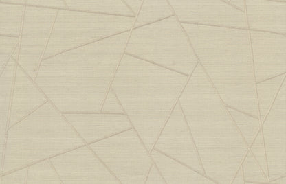 York Wallcoverings York Wallcoverings Lisle Toasted Almond Wallpaper Geometrics Glam Toasted Almond  Wallpaper - SI6822