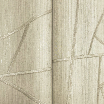 York Wallcoverings York Wallcoverings Lisle Toasted Almond Wallpaper Geometrics Glam Toasted Almond  Wallpaper - SI6822