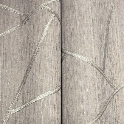 York Wallcoverings York Wallcoverings Lisle Smoke Wallpaper Geometrics Glam Smoke  Wallpaper - SI6824