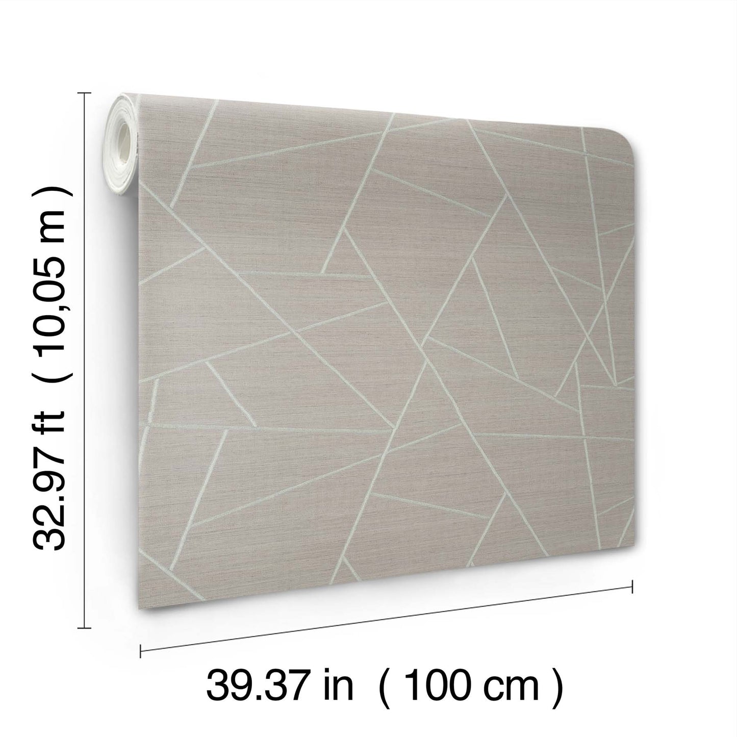 York Wallcoverings York Wallcoverings Lisle Smoke Wallpaper Geometrics Glam Smoke  Wallpaper - SI6824