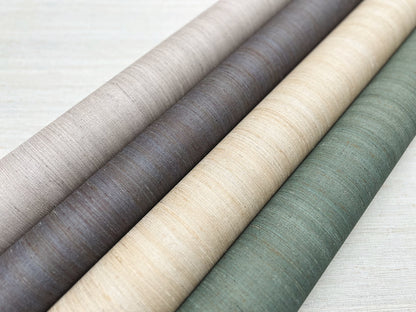 York Wallcoverings Signature Textures Resource Library Milano Silk Midnight Wallpaper Traditional Solids Greys   - SI6840