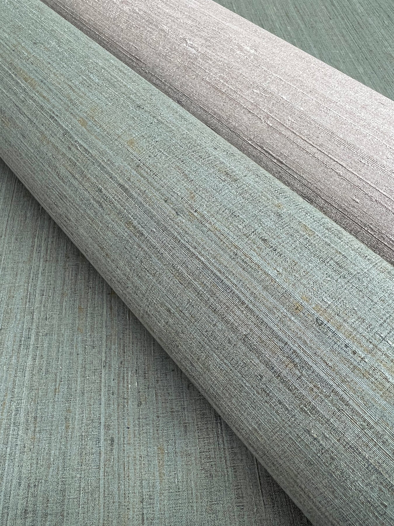 York Wallcoverings Signature Textures Resource Library Milano Silk Spa Wallpaper Traditional Solids Blues   - SI6841