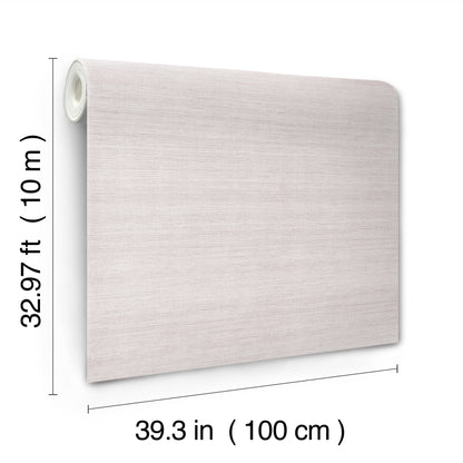 York Wallcoverings Signature Textures Resource Library Milano Silk Dusty Lavender Wallpaper Traditional Solids Greys   - SI6844