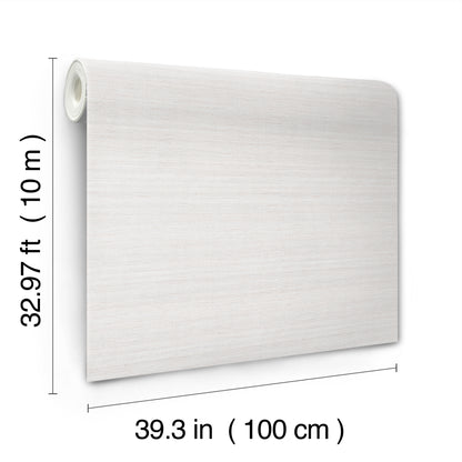 York Wallcoverings Signature Textures Resource Library Milano Silk Fog Wallpaper Traditional Solids Greys   - SI6848