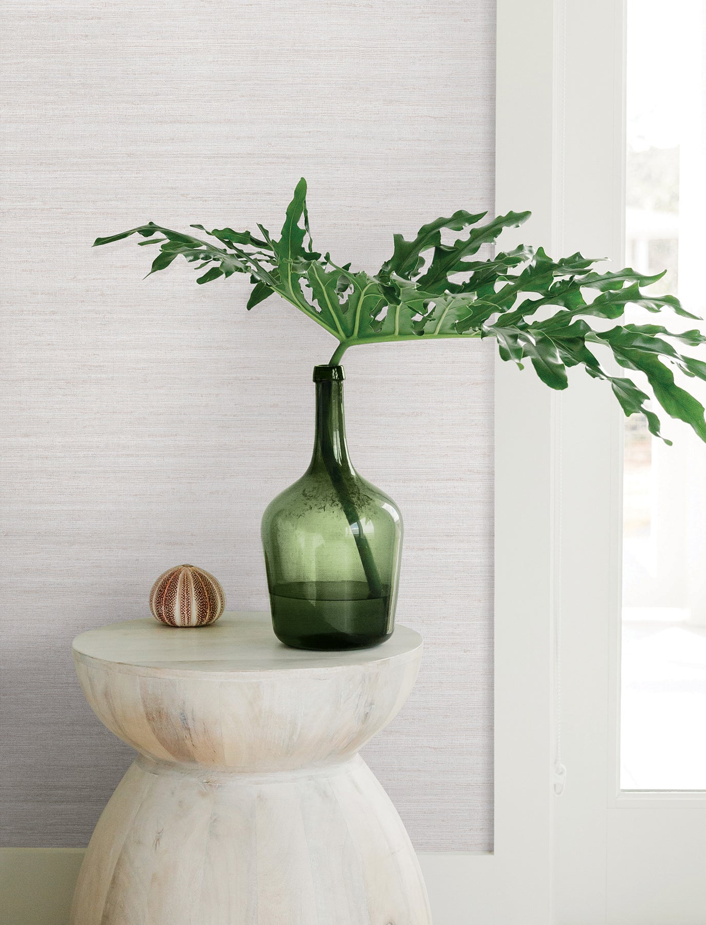 York Wallcoverings Signature Textures Resource Library Milano Silk Fog Wallpaper Traditional Solids Greys   - SI6848