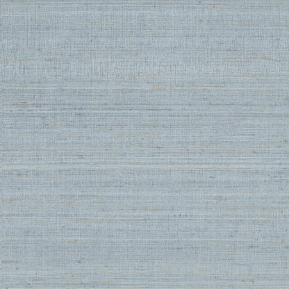 York Wallcoverings Signature Textures Resource Library Milano Silk Ocean Wallpaper Traditional Solids Blues   - SI6850
