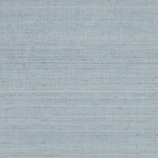 York Wallcoverings Signature Textures Resource Library Milano Silk Ocean Wallpaper Traditional Solids Blues   - SI6850