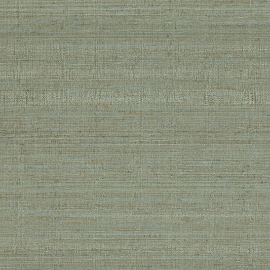 York Wallcoverings Montecito Milano Silk Emerald Wallpaper Traditional Solids Blues   - SI6862