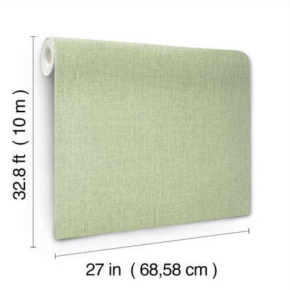 York Wallcoverings Montecito Cromie Green Wallpaper Transitional Textures Greens   - SI6928