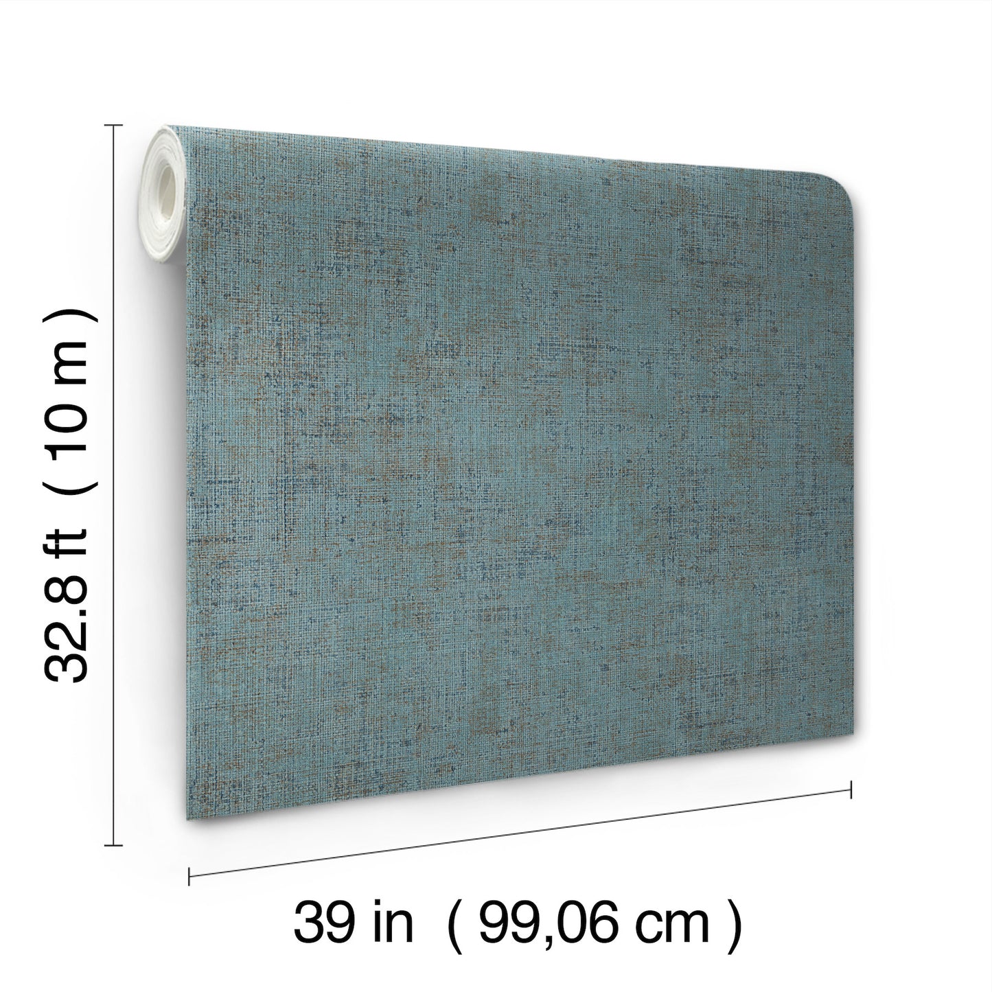 York Wallcoverings Candice Olson Casual Elegance Alma Blue Faux Weave Wallpaper Transitional Faux Grasscloth Blues   - SI7151
