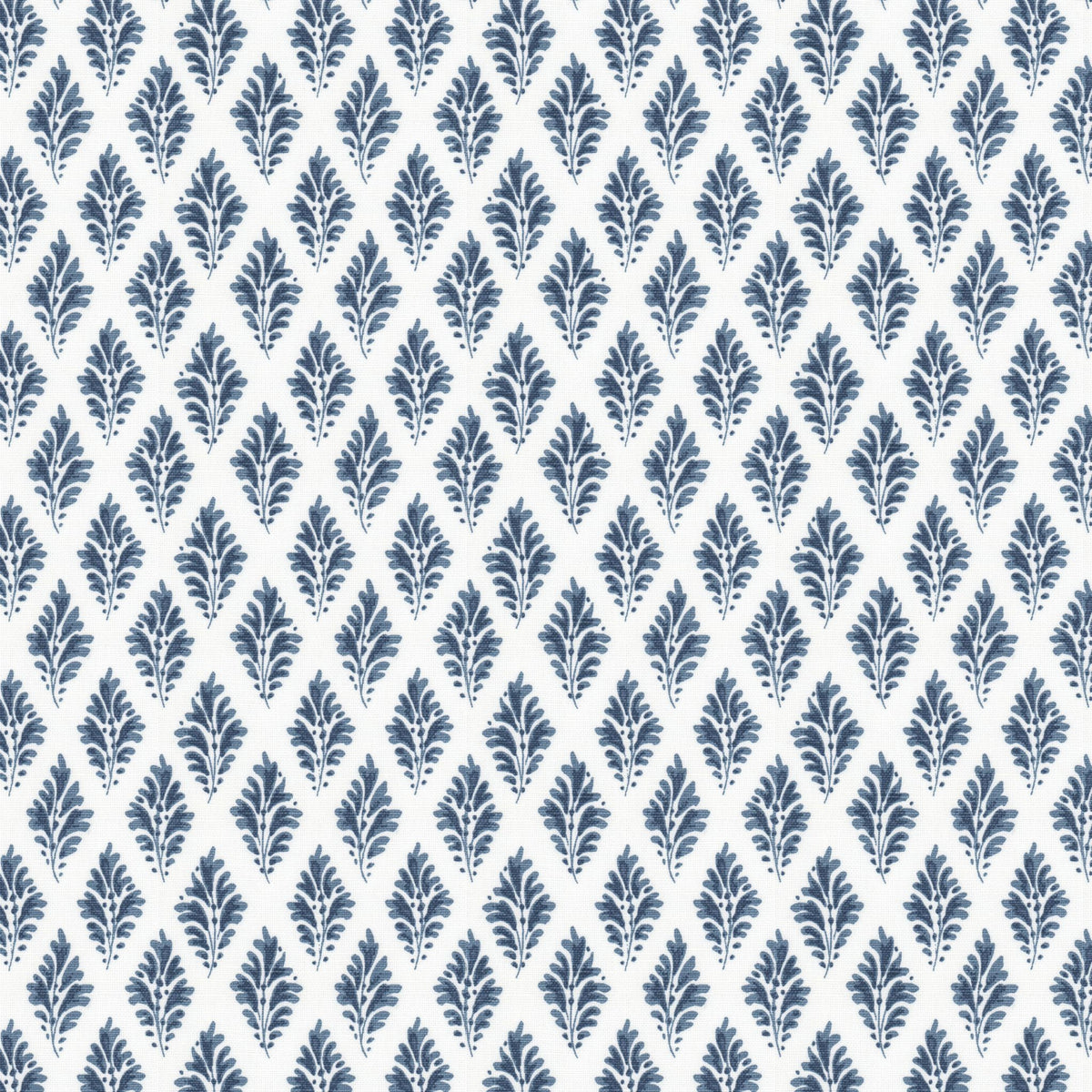STOUT TEXTILES  MULTIPURPOSE,PRINT TRADITIONAL, FLORAL BLUE/WHITE   - SIER-1