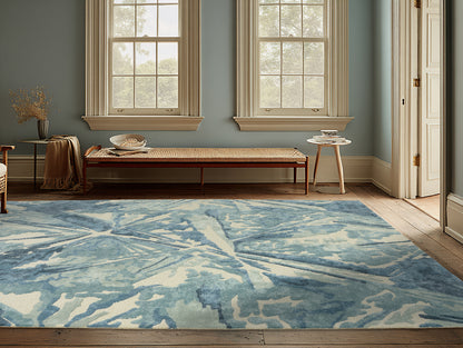 Modern rug, 9' x 12'.