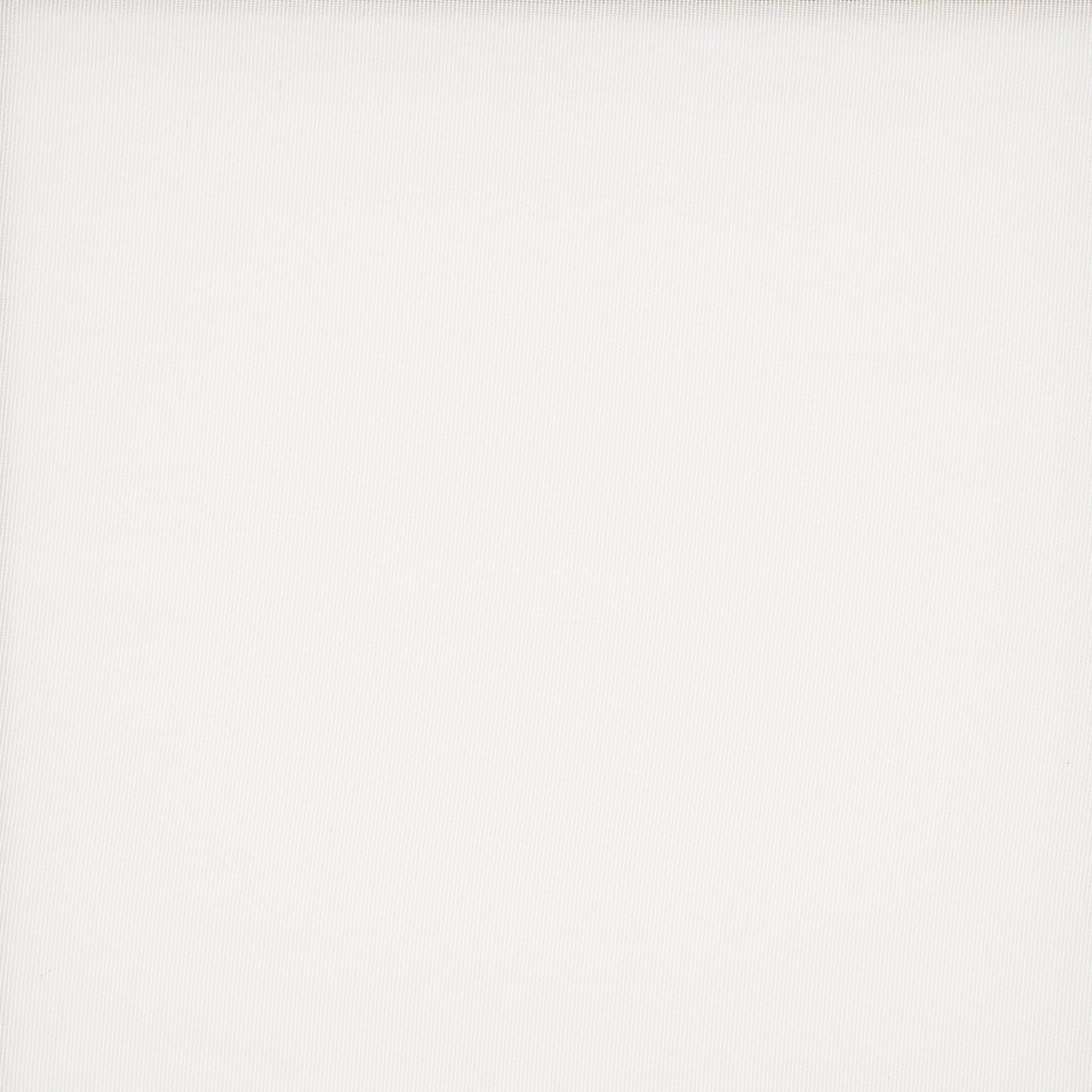 White textured sheer fabric with subtle vertical ribbing in off-white creme/beige, wide width.