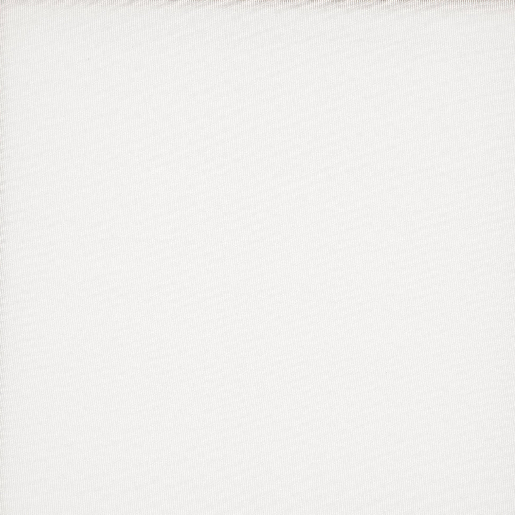 White textured sheer fabric with subtle vertical ribbing in off-white creme/beige, wide width.